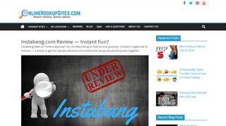 
                            7. Instabang.com Review — Instant Fun? - Online Hookup Sites