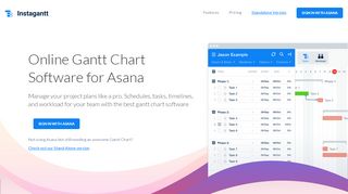 
                            9. Instagantt - Online Gantt Chart Software for Asana