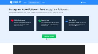 
                            2. Instagram Auto Followers [300+ Instant Followers] - IGHOOT