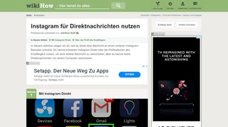 
                            8. Instagram für Direktnachrichten nutzen – wikiHow