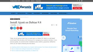 
                            2. Install Ajenti on Debian 9.8 - kifarunix.com