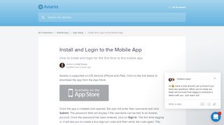 
                            3. Install and Login to the Mobile App | Avianis Help Center