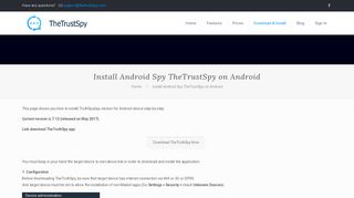 
                            5. Install Android Spy TheTrustSpy on Android | TheTrustSpy