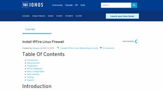 
                            7. Install IPFire Linux Firewall | IONOS DevOps Central