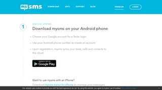 
                            9. Install mysms on your phone, computer and tablet | mysms