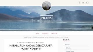 
                            9. Install, Run and access Zarafa-Postfix-Admin – Pietma