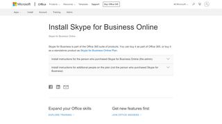 
                            10. Install Skype for Business Online - Skype for Business