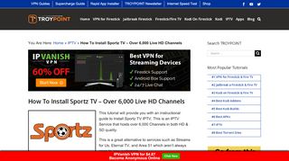 
                            1. Install Sportz TV In 2 Minutes On Firestick, Fire TV, or ...