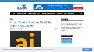 
                            2. Install The Ajenti Control Panel And Ajenti V On Ubuntu ...