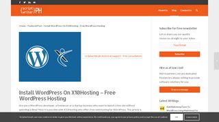 
                            9. Install WordPress On X10Hosting - Free WordPress …