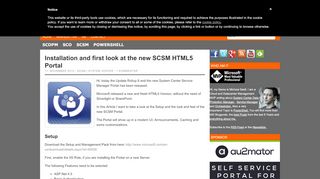 
                            5. Installation and first look at the new SCSM HTML5 Portal ...