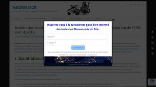 
                            8. Installation du serveur cartographique GeoServer et ...