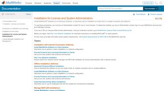 
                            3. Installation for License and System Administrators ...