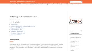 
                            3. Installing 3CX on Debian Linux | Aatrox Communications