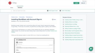 
                            3. Installing BackBlaze with Account Sign-in : Addigy