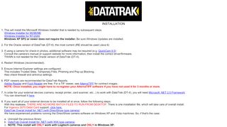 
                            7. Installing Datatrak - ABC Financial