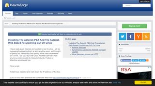 
                            3. Installing The Asterisk PBX And The Asterisk Web-Based Provisioning ...
