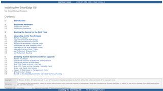 
                            8. Installing the SmartEdge OS - RedBack Documentation Library