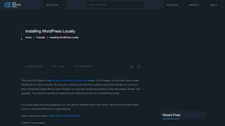 
                            8. Installing WordPress Locally - Web Designer Wall