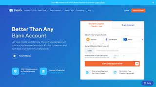 
                            7. Instant Crypto Credit Lines · Nexo.io