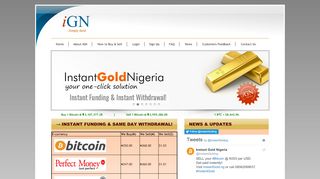 
                            2. Instant Gold Nigeria | Buy and Sell Bitcoin, Perfect Money ...