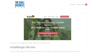 
                            4. InstaRanger Review - The Small Business Blog