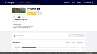 
                            5. Instaranger Reviews | Read Customer Service Reviews of www ...