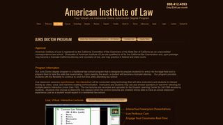 
                            4. instituteoflaw.com Juris Doctor Program