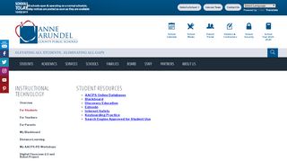 
                            4. Instructional Technology / For Students - Anne Arundel County Public ...