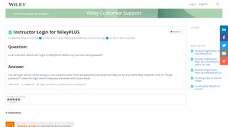 
                            5. Instructor Login for WileyPLUS | Wiley