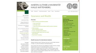
                            5. Insurance and Health - international.uni-halle.de