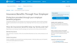 
                            4. Insurance Benefits Through Work | Principal - Principal Financial