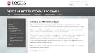 
                            9. Insurance for International Travel: Office of International Programs ...