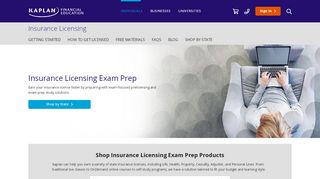 
                            9. Insurance Licensing Exam Prep | Kaplan Financial Education