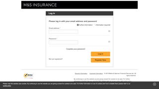 
                            2. Insurance Servicing - Register/Log in