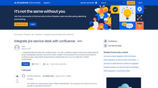 
                            4. Integrate jira service desk with confluence