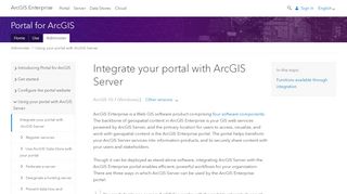 
                            6. Integrate your portal with ArcGIS Server—Portal for ArcGIS (10.7 and ...