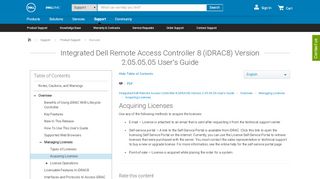 
                            3. Integrated Dell Remote Access Controller 8 (iDRAC8) Version 2.05 ...