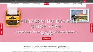 
                            11. Integrated HR & Payroll Solutions UK | MHR iTrent (MidlandHR)