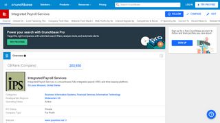 
                            8. Integrated Payroll Services | Crunchbase