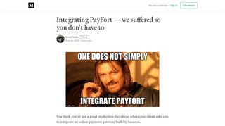 
                            9. Integrating PayFort — we suffered so you don't have to - Medium