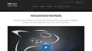 
                            1. Integration Partners | Haivision