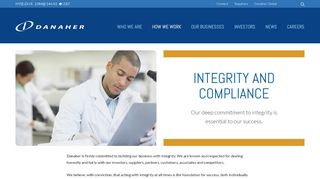 
                            1. Integrity and Compliance | Danaher