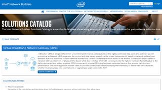 
                            7. Intel® Network Builders – Solutions Catalog - Cloud ...