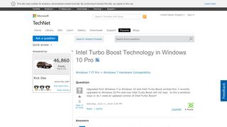 
                            4. Intel Turbo Boost Technology in Windows 10 Pro - Microsoft