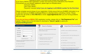 
                            9. INTENDA Supplier Portal - PetroSA