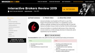 
                            8. Interactive Brokers Review 2019 - Pros and Cons Uncovered