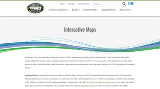 
                            6. Interactive Maps | Thompson-Nicola Regional District