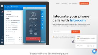 
                            4. Intercom Phone Integration - Make, Receive & Track Calls ... - JustCall