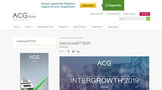 
                            3. InterGrowth® 2019 | ACG Global - Association for Corporate Growth